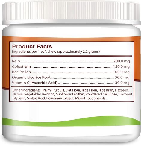 Herbion Pets Joint Care Chews with Glucosamine & Turmeric, 120 Soft Chews, MSM & Chondroitin for Pain Relief, Improves Mobility, Supports Healthy Joints, Made in The USA - for Dogs 12 Weeks+ in Kuwait