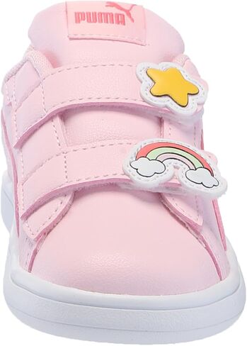 PUMA Smash Hook and Loop Sneaker, Whisp of Pink-Whisp of Pink-Passionfruit, 13.5 US Unisex Little Kid in Saudi Arabia