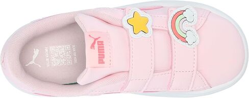 PUMA Smash Hook and Loop Sneaker, Whisp of Pink-Whisp of Pink-Passionfruit, 13.5 US Unisex Little Kid in Saudi Arabia