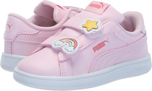 PUMA Smash Hook and Loop Sneaker, Whisp of Pink-Whisp of Pink-Passionfruit, 13.5 US Unisex Little Kid in Saudi Arabia