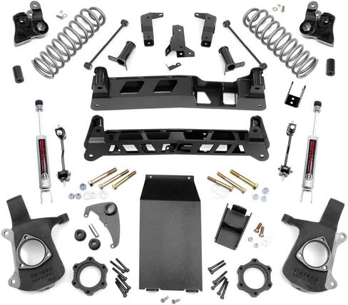طقم رفع NTD مقاس 6 بوصات من Rough Country لـ 00-06 Chevy/GMC Tahoe/Yukon 2WD/4WD - 28020 in Saudi Arabia