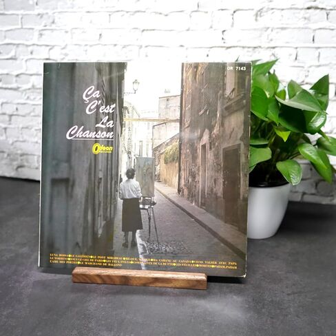 حامل سجل الفينيل من خشب الجوز، حامل عرض سجل الفينيل، حامل مجموعة سجل الطاولة للألبومات، تخزين LP in Kuwait