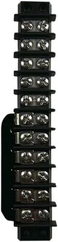 Marine Grade Terminal Block Buss Bar Dinkle BusBar Nickel Plated Brass Handles 12V UL 18-10AWG 35A 600V BussBar (Terminal Block 3 Circuit) in Saudi Arabia