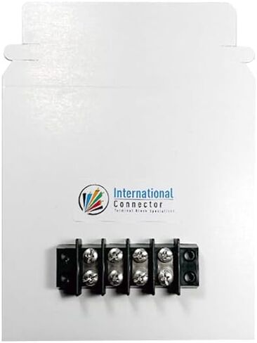Marine Grade Terminal Block Buss Bar Dinkle BusBar Nickel Plated Brass Handles 12V UL 18-10AWG 35A 600V BussBar (Terminal Block 3 Circuit) in Saudi Arabia