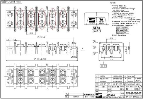Marine Grade Terminal Block Buss Bar Dinkle BusBar Nickel Plated Brass Handles 12V UL 18-10AWG 35A 600V BussBar (Terminal Block 3 Circuit) in Saudi Arabia