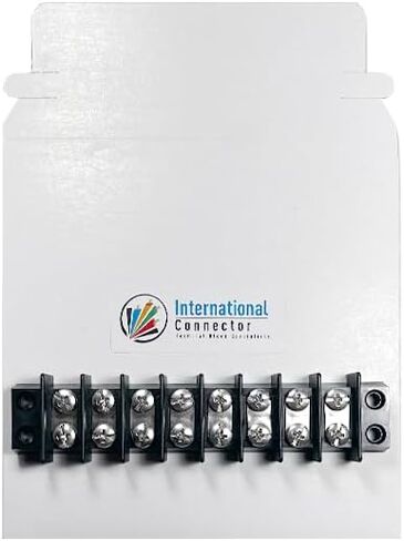 Marine Grade Terminal Block Buss Bar Dinkle BusBar Nickel Plated Brass Handles 12V UL 18-10AWG 35A 600V BussBar (Terminal Block 3 Circuit) in Saudi Arabia