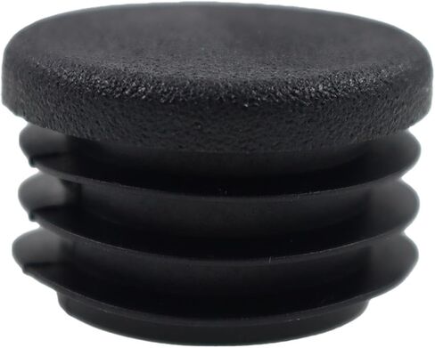 Round Plastic Plug,TTZEZE OD:28mm/1.1''Pipe Tubing End Cap Black Round End Caps,Chair Glide Insert Furniture Finishing Plug for Round Metal Tube,12 PCS in Saudi Arabia