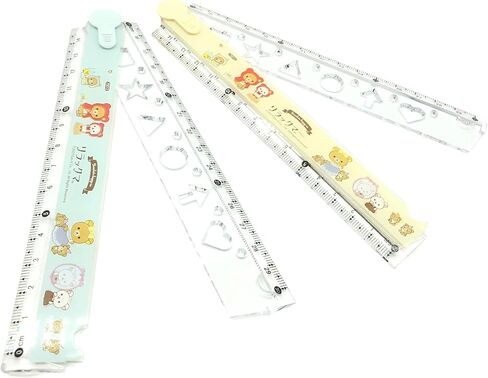 2 Pack Cute Ruler Cartoon Animal Print Rulers, Plastic Ruler Metric Ruler Stationery Drawing Rulers Drafting Tools Drafting Kits for Home Office, Style Random in Kuwait