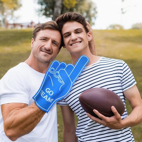 إصبع إسفنجي عملاق مقاس 43.18 سم من Kathfly، نحن رقم 1، GO Team Color من إسفنج التشجيع اليدوي من الإسفنج النابض بالحياة للمناسبات الرياضية والألعاب المدرسية ومناسبات العمل in Saudi Arabia