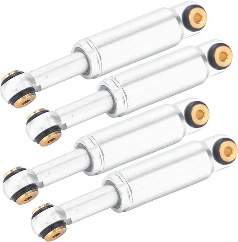 RC Shock Absorber, Metal Oil Shock Absorber Damper for Axial SCX24 90081 1/24 RC Crawler Car Upgrade Parts(Silver) in Saudi Arabia