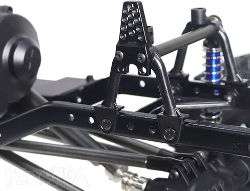 RC 1/10 Shocks Mount, 4pcs TRX4 Shock Towers Hoops, 1/10 RC Crawler Adjustable Angle Aluminum Shock Absorber Hoops Lift Adjust Mount for Axial SCX10 D90 TRX4 upgrades accessories (Black) in Saudi Arabia