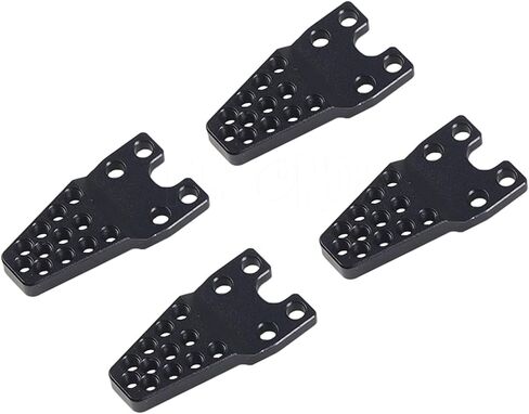 RC 1/10 Shocks Mount, 4pcs TRX4 Shock Towers Hoops, 1/10 RC Crawler Adjustable Angle Aluminum Shock Absorber Hoops Lift Adjust Mount for Axial SCX10 D90 TRX4 upgrades accessories (Black) in Saudi Arabia