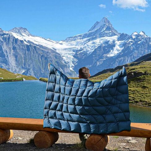 Camping Blanket Puffy Camp Blanket Mini Outdoor Blanket | Lightweight Windproof Water Resistant for Hiking, Backpacking,Car,Picnic,Stadium in Saudi Arabia