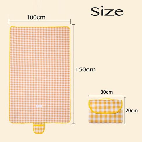 Picnic Outdoor Blanket Foldable Handy mat 79" x 59" Lightweight Waterproof Sandproof for Camping Hiking Grass (Green) in Saudi Arabia