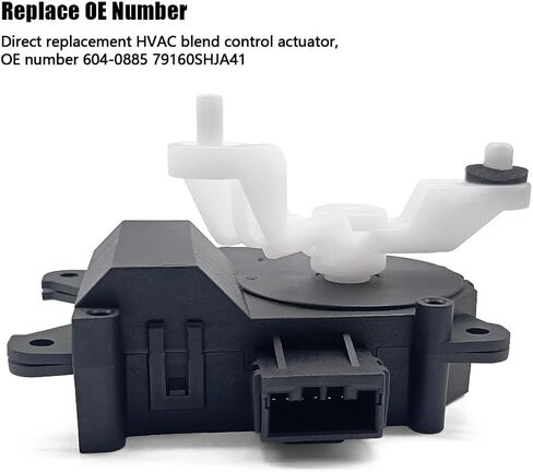 مشغل باب مزيج ONUNIQ مشغل باب الهواء لدرجة الحرارة مناسب لسيارة Honda Odyssey 2005-2010 Ridgeline 2006-2014 استبدال 79160SHJA41 604-0885 604-885 in Kuwait