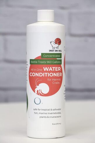 بلسم Snout and Shell الكل في واحد للبرك وأحواض السمك لسرطان الناسك - آمن للأسماك واللافقاريات البحرية في المياه المالحة والنباتات والقشريات - 16 أونصة in Kuwait