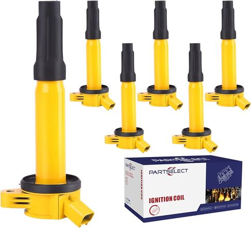 6 قطعة حزمة ملف الإشعال UF486 DG514 C1594 بديلة لفورد 07-12 إسكيب 06-12 فيوجن، لينكولن 2006 زيفير، 09 مازدا تريبيوت، ميركوري 09-11 مارينر 06-11 ميلان V6 3.0L in Kuwait