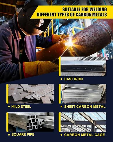 MIG Welder, 145Amp 120V Flux Core MIG/Lift TIG/Stick 3-in-1 Welding Machine, IGBT Inverter Welder Equipment, Portable and Compact Design for Ultimate Value and Flexibility. in Saudi Arabia