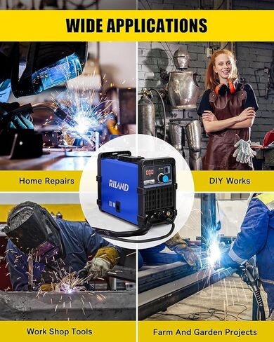 MIG Welder, 145Amp 120V Flux Core MIG/Lift TIG/Stick 3-in-1 Welding Machine, IGBT Inverter Welder Equipment, Portable and Compact Design for Ultimate Value and Flexibility. in Saudi Arabia