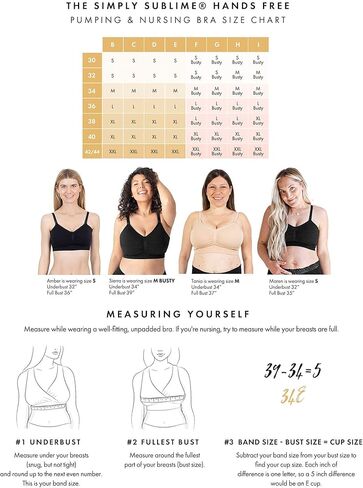 Kindred Bravely 2-Pack Hands Free Pumping Bra Bundle (Beige and Pink, X-Large-Busty) in Saudi Arabia