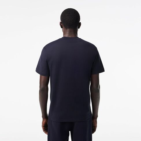 Lacoste Men's Short Sleeve Classic Fit Tee Shirt W Graphic on Front in Saudi Arabia