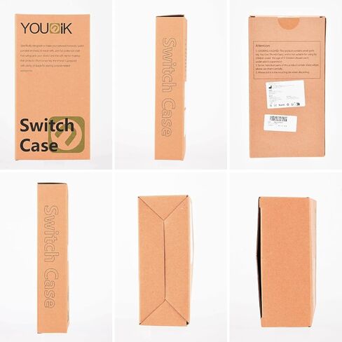 Younik Switch OLED Case for Switch OLED Model 2021, Portable Switch OLED Travel Case, 14 in 1 Accessories Kit with Switch OLED Carrying Case, Screen Protector, Cover and Game Case (Button Pattern) in Saudi Arabia