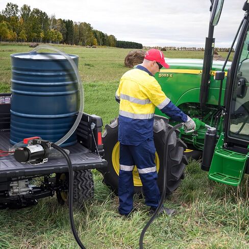 مجموعة مضخة نقل وقود الديزل من YITAMOTOR، مضخة نقل الوقود المحمولة 12 فولت مع خرطوم فوهة الإغلاق التلقائي، موصل دوار 360 درجة، مضخة كهربائية ذاتية التحضير للديزل والكيروسين وزيت الماكينة/المحولات in Saudi Arabia