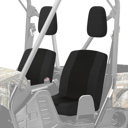 KEMIMOTO UTV Seat Covers, Seat Covers with Headrest Covers Compatible with Rhino 700 660 450 2004-2021 All Models UTV Seat Covers Fits with Rhino Seat Cover with Headrest Black (2PCS) in Saudi Arabia