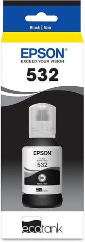 EPSON 532 EcoTank Ink Ultra-high Capacity Bottle Black (T532120-S) Works with EcoTank ET-M2170, ST-M3000, ET-M3170, ST-M1000, ET-M1170 in Saudi Arabia