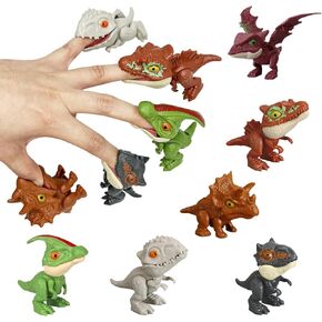 Winbar 6 PCS Biting Finger Dinosaurs Toy, Animal Hand Puppet Dino Toy Gifts in Saudi Arabia