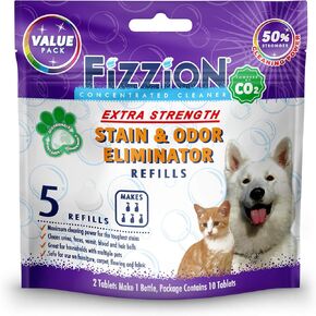 Fizzion Pet Stain and Odor Extra Strength Eliminator (10 Tablets, Extra Strength) in Kuwait