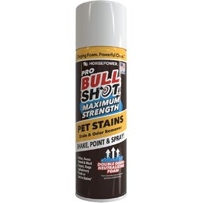 Bull Shot Pet Pro Max Stains Remover, AS SEEN ON TV, Urine & Odor Emulsifier, Enzyme-Powered Professional Strength Foam: Urine, Feces, Vomit, Odors, Dirt On Carpet, Area Rugs, Upholstery, Old Stains in Kuwait