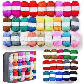 BESGEER 42 Rolls x 25G Acrylic Tufting Yarn Kit for Rug Making in Kuwait