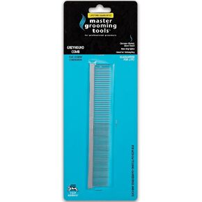 Master Grooming Tools Fine/Coarse Steel Greyhound Comb in Saudi Arabia