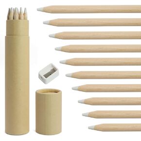 White Chalk Pencil 10 PCS for Drawing, Sketching, Shading, Blending in Kuwait