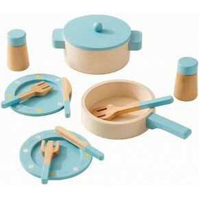 Tabletop Toy Cookware Set , Blue , 24 15.3 7.4 Cm in Kuwait