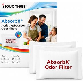 iTouchless Official AbsorbX Activated Carbon Trash Can Odor Filter 3-Pack in Saudi Arabia