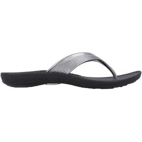 Okabashi Marina Flip Flops (Medium / 6.5-7.5 B(M) US, Black/Silver) in Kuwait