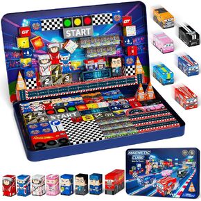 burgkidz Magnetic Blocks Girls Travel: Unicorn Patent Pending Cones & Wands in Saudi Arabia