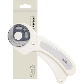 KEARING 45mm Rotary Cutter for Fabric, Precision Cloth Cutting Tool with SKH-9 High-Speed Steel Blade and Safety Guard for Sewing, Quilting Arts and Crafts in Saudi Arabia