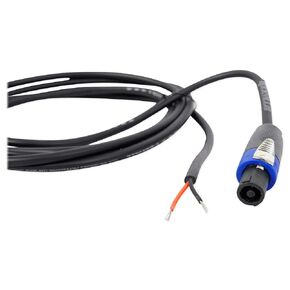 Rockville RHC20 20 Foot Speakon to Bare Wire Speaker Cable,16 Gauge,100% Copper,Black in Saudi Arabia