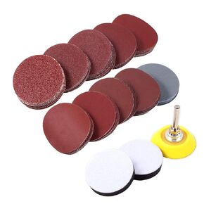 SPEEDWOX Hook and Loop Sanding Discs 100 Pcs 2 Inches No Hole Assortment 10 Discs Each of 80 120 180 320 600 800 1000 1200 2000 3000 Assorted Grits Finishing Discs for Wood Drill Grinder Rotary Tools in Saudi Arabia