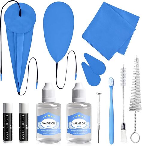 ZBY Clarinet Cleaning Kit, Saxophone Cleaning Kit with Case Maintenance and Care Kit for Bass Alto Tenor Flute Sax and Other Woodwind Instruments in Saudi Arabia
