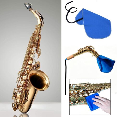 ZBY Clarinet Cleaning Kit, Saxophone Cleaning Kit with Case Maintenance and Care Kit for Bass Alto Tenor Flute Sax and Other Woodwind Instruments in Saudi Arabia