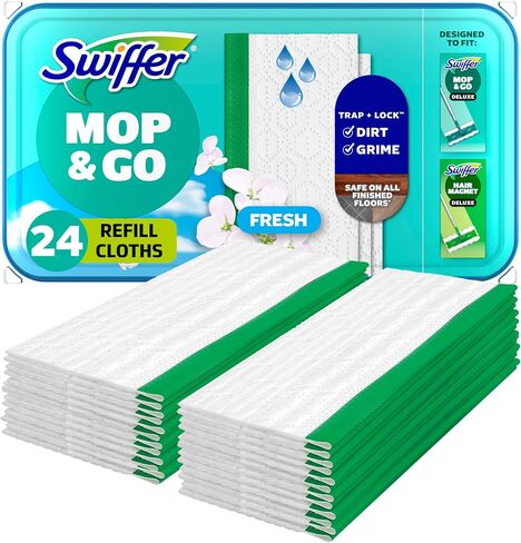 Swiffer Sweeper Wet Mopping Cloths, Open-Window Fresh, 24 count in Kuwait