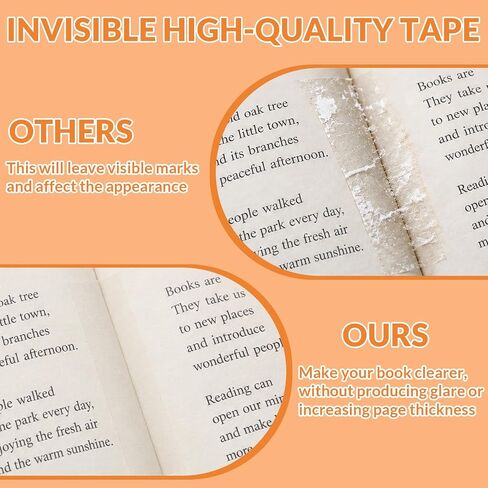 6 Rolls Archival Book Repair Tape for Hinge and Cover Repair, 0.7in X 108ft in Saudi Arabia