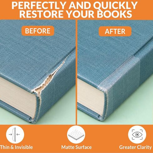 6 Rolls Archival Book Repair Tape for Hinge and Cover Repair, 0.7in X 108ft in Saudi Arabia