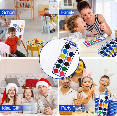 FUMILE 3 Pack Watercolor Paint Set, Washable Non-Toxic Water Colors for Kid in Saudi Arabia