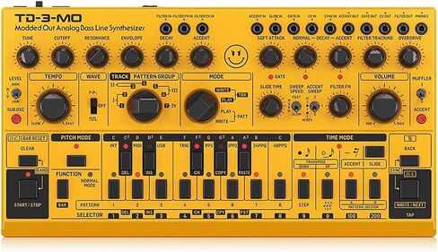 Behringer TD-3-MO-AM “Modded Out" Analog Bass Line Synthesizer with VCO, MIDI-Controllable VCF and Sub-Harmonics Oscillator in Kuwait