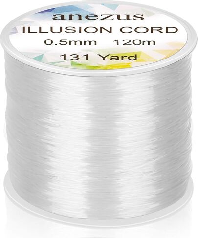 anezus Fishing Line Nylon String Cord Clear Fluorocarbon Strong Monofilament Fishing Wire in Kuwait